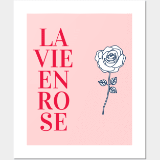 La Vie en Rose Edith Piaf French France Paris Music Posters and Art